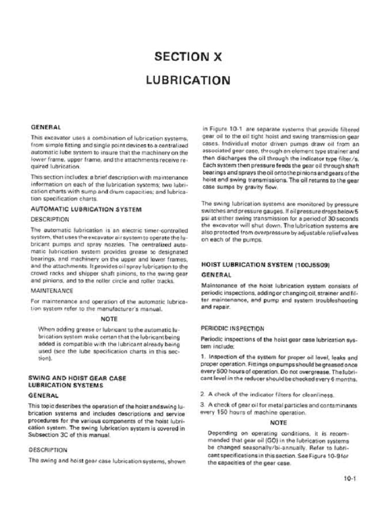 Section 10 Lubrication | PDF
