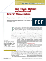 Improving Power Output For Vibration-Based Energy Scavengers