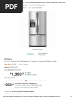 Whirlpool 25 Cu. Ft. French Door Refrigerator in Fingerprint-Resistant Stainless Steel-WRF555SDFZ - The Home Depot