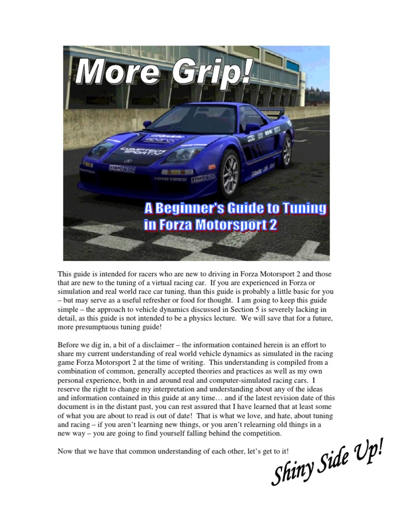 Forza2tuning Ingles PDF Tire Suspension (Vehicle)