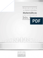 Desarrollo de Habilidades Matemc3a1ticas Cuadernillo de Apoyo 2012 Segundo Grado
