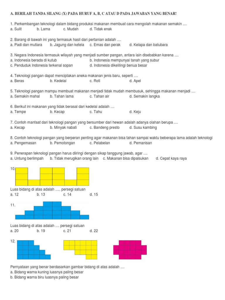 Ulangan Kelas 3 Pdf