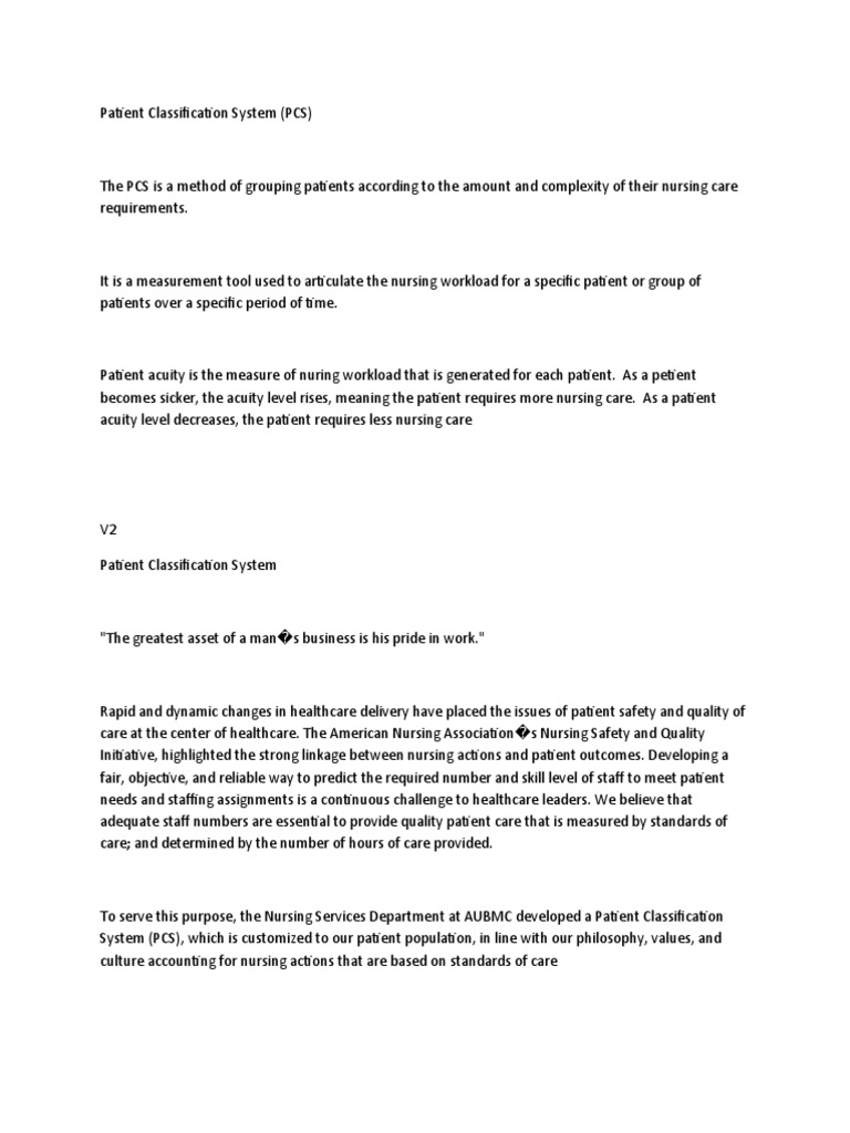 PATIENT CLASSIFICATION SYSTEM MEANING IN HINDI intelligence overview