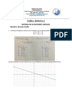 Tarea Sistemas de Ecuaciones Lineales