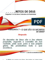 Os Decretos de Deus