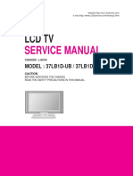 LG 37lb1da LCD TV Service Manual