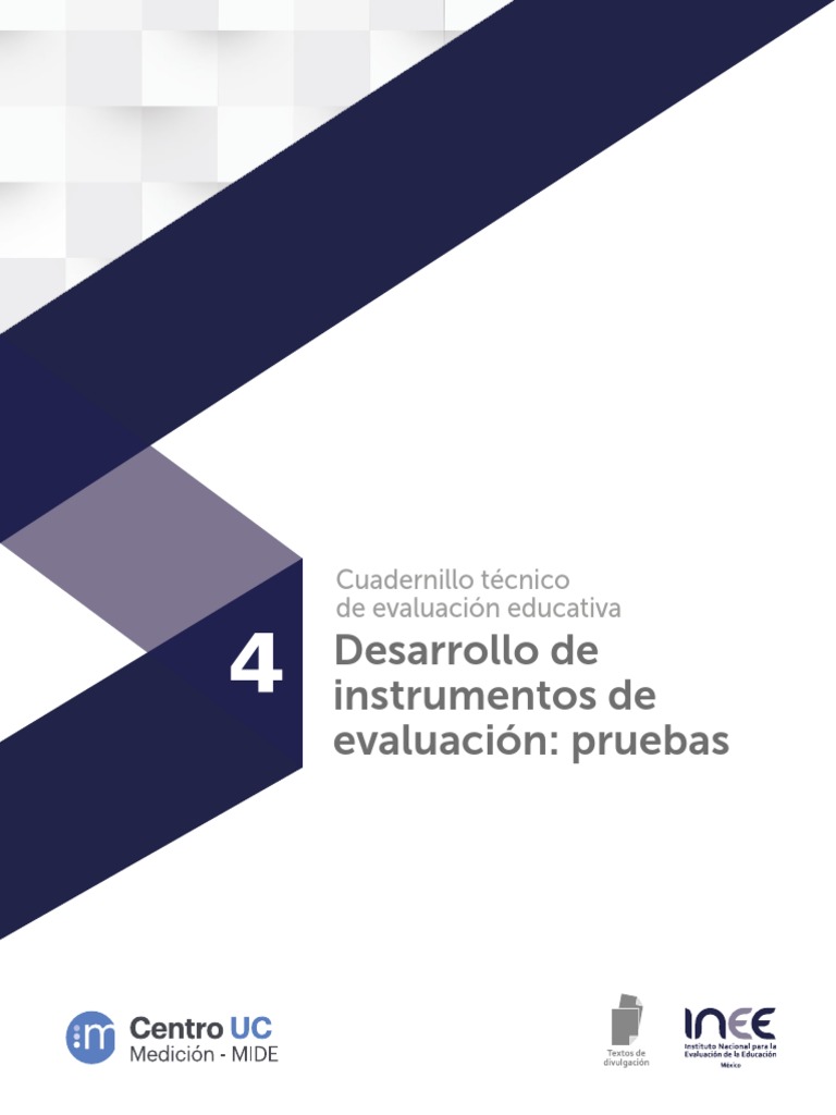 Cuadernillo Técnico-Evaluación Educativa - INEE PDF | PDF