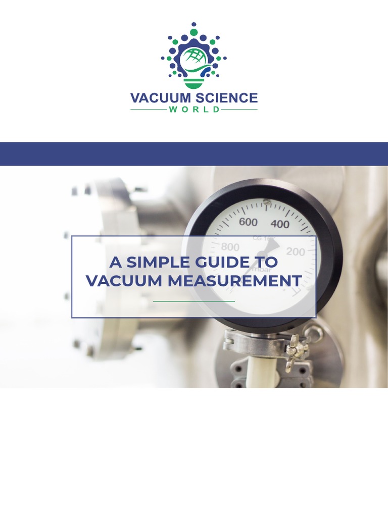 Vacuum Measurement PDF Pressure Measurement Vacuum