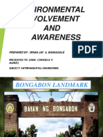 Environmental Awareness and Involvement in Bongabon