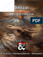 Pirate Gonzalez - Dinosaurs, A Mini Dino Compendium
