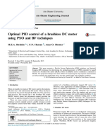 2014 - Optimal PID Control of A Brushless DC Motor Using PSO and BF Techniques PDF