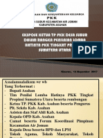 Paparan Ekspose Hatinya PKK 14 Nopember 2017