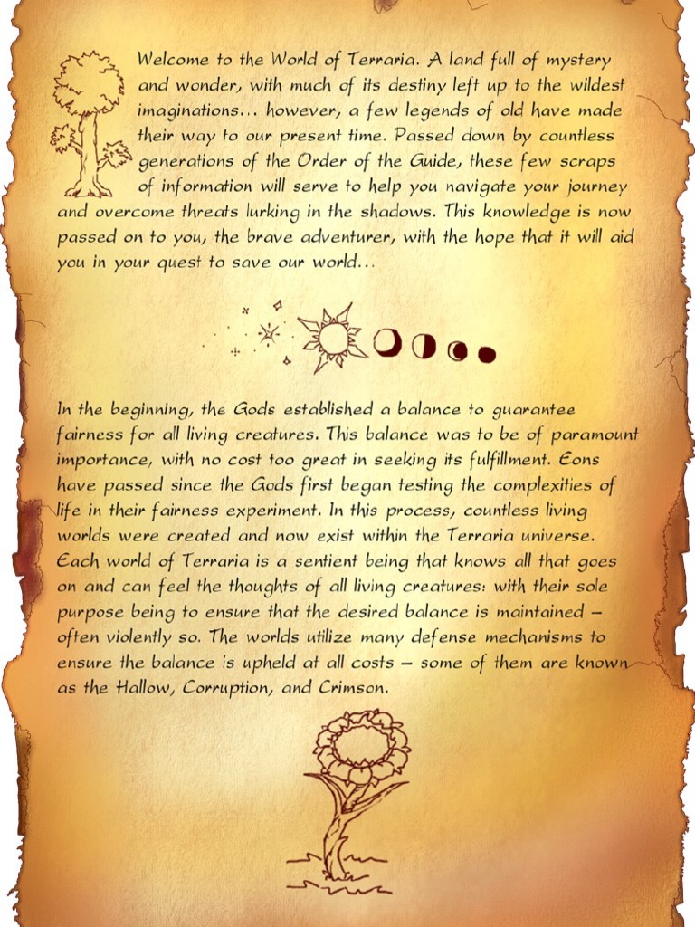 Terraria Lore PDF | PDF