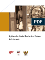 Option For Social Protection Reform in Indoensia - 2008