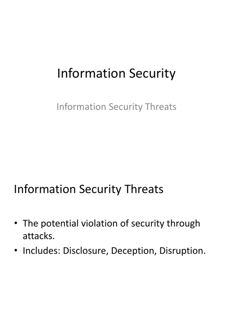 Key Information Security Threats | PDF | Malware | Spyware