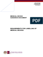 MDA - GD0026 - Requirement On Labelling of MD 3rd Ed