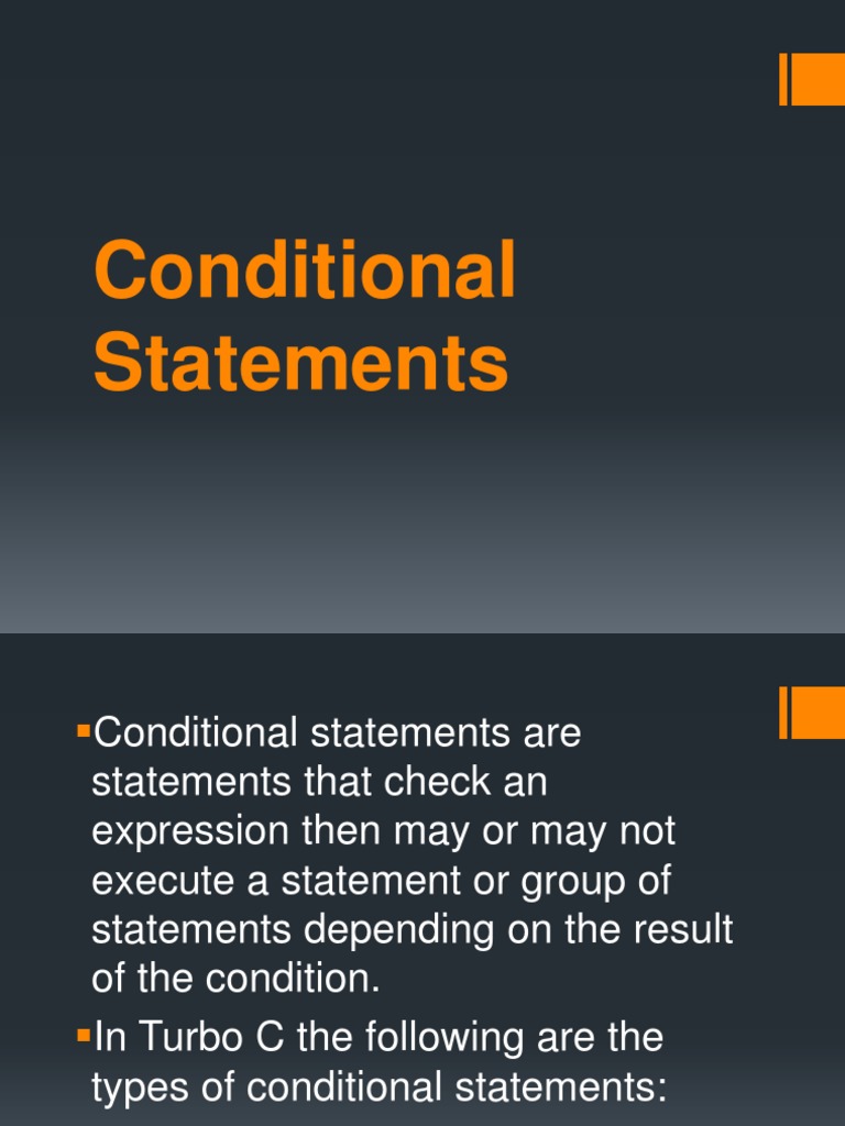 Conditional Statement Comprogg3 | PDF | String (Computer Science) | C ...