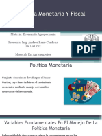 Política Monetaria Y Fiscal