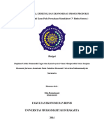 Audit Efektivitas, Efisiensi, Dan Ekonomisasi Proses Produksi. Operasional (Studi Kasus Pada Perusahaan Manufaktur CV Rimba Sentosa) Skripsi