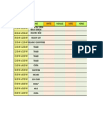 Un Horario Simple y Practico para Cursos o Clases1