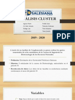 Análisis Cluster