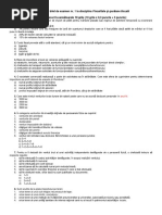 Model de Bilet de Examen 2019