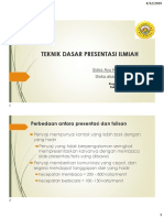 Modul 11 Teknik Dasar Presentasi Ilmiah