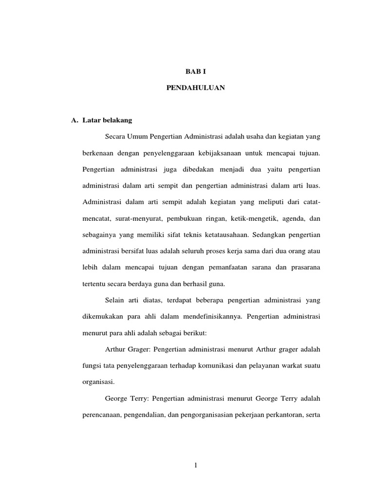 Makalah Administrasi Umum