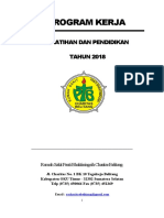 Program Kerja DIKLAT 2018