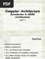 Introduction To MIMD Architecture