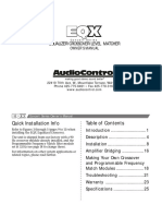 Eqx User Manual PDF