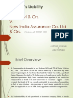 Rita Devi & Ors v. New India Assurance Co. LTD & Ors (AIR 2000 SC 1930)