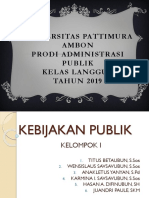 Tugas Kebijakan Publik