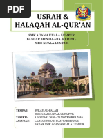 Kertas Kerja Usrah & Halaqah Al-Qur'An