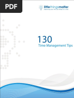 130 Time Management Tips