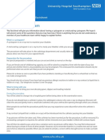 Cystogram Patient Information