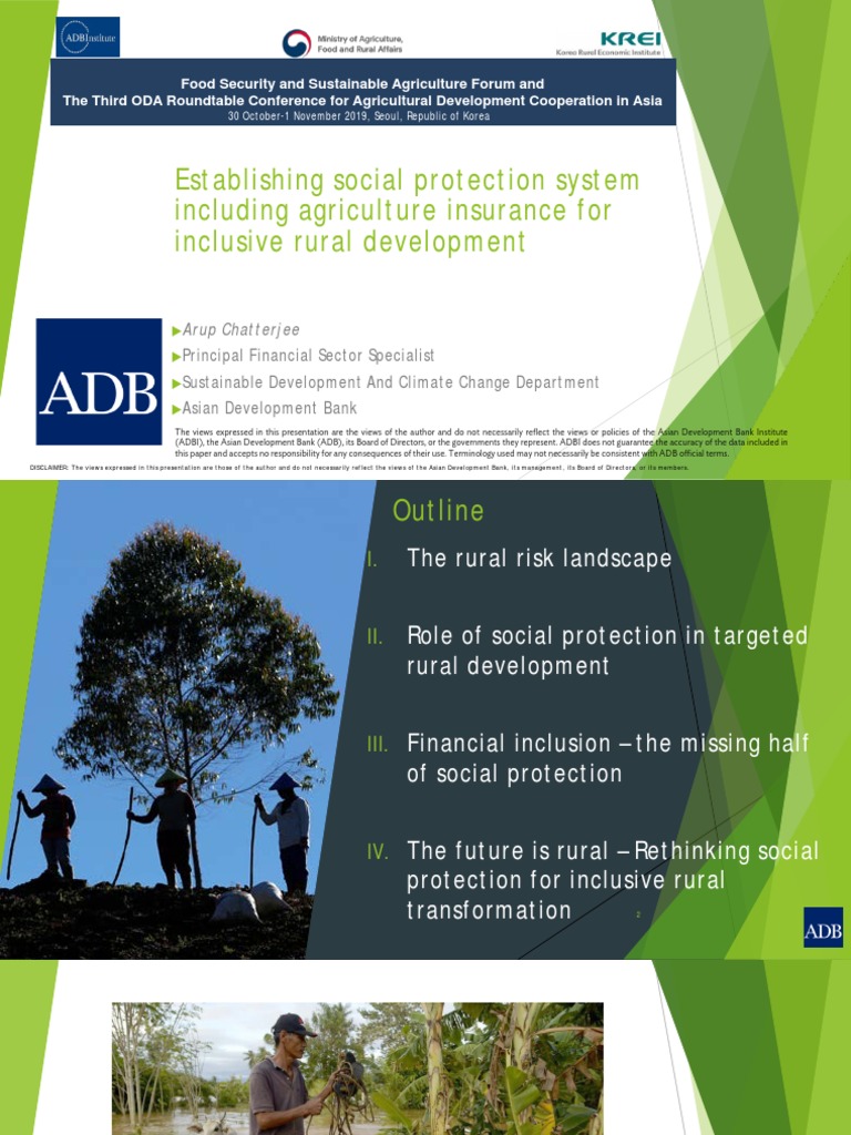 Social Protection for Rural Development | PDF | Social Protection ...