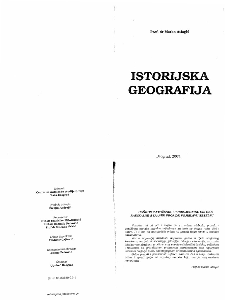 Istorijska Geografija PDF