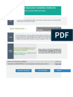 Resource Planning Template Excel