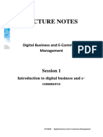 S1 - LN - Introduction To Digital Business and E-Commerce