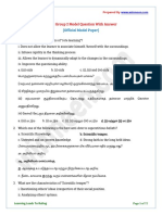 TNPSC Group 2 Model Question With Answer