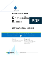 Wawancara Bisnis