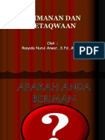 Keimanan dan ketaqwaan