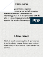 E Governance