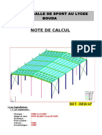 Note de Calcul Salle de Sport 