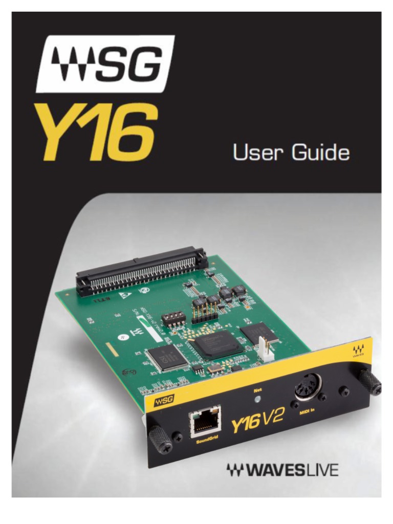 Yamaha WSG Y16 Manual | PDF | Network Switch | Computer Network
