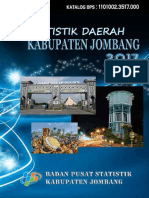 Statistik Daerah Kabupaten Jombang 2017