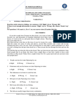 Braila Olimpiada Englezasubiect - 7 - Var - 01 PDF