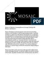 Mosaic AI Leverage Trading with Bitmex & Binance