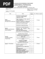 MPMC Lecture Schedule